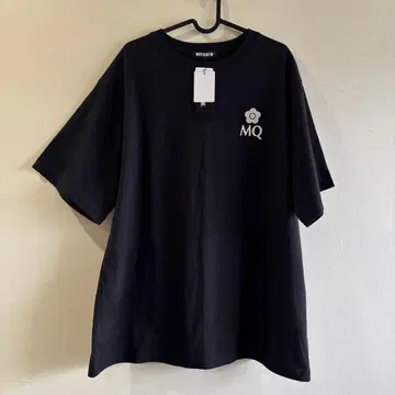 M 사이즈 마리콴트 로고 빅 디자인 티셔츠 블랙