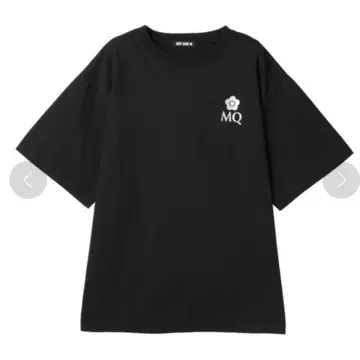 M 사이즈 마리콴트 로고 빅 디자인 티셔츠 블랙