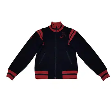 [90s 아식스 asics 바시티 자켓 블랙 x 레드 M]