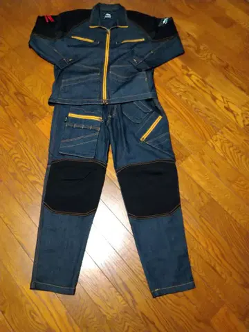 Yanmar 데님 작업복 집업