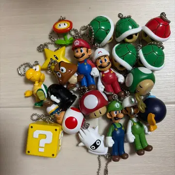 마리오 캐릭터 키체인 세트