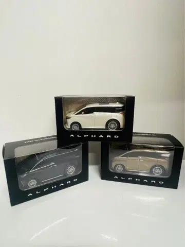 신형 알파드 미니카 3대 세트 도요타 정품 미사용 새상품