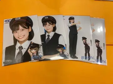 아라이 나에 AKB48 x 츠쿠바 익스프레스 콜라보 브로마이드 4종 컴프