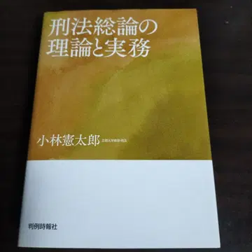 형법 총론의 이론과 실무 고바야시 겐타로