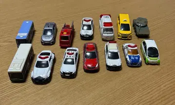 토미카 묶음 판매 14대 작업 차량