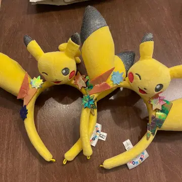 USJ 피카츄 귀 달린 머리띠 2개 세트