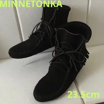 미네통카 태슬 숏부츠 스웨이드 23.5cm