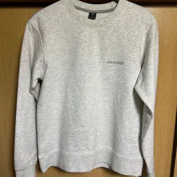 mont-bell 그레이 맨투맨 S