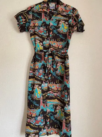 SUN SURF & BEAMS BOY 콜라보 셔츠 원피스