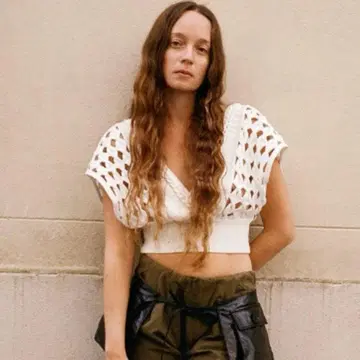 LEINWANDE 라인밴드 니트 베스트