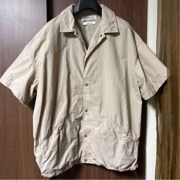 REMI RELIEF 레미 레리프 반팔 셔츠 자켓 베이지 컨디션 최상