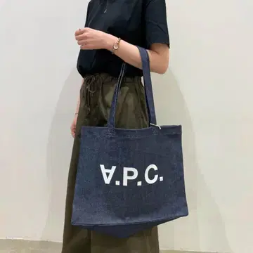 A.P.C. 데님 토트백