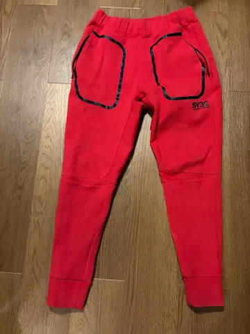 SY32 by SWEET YEARS 조거 팬츠 빨간색