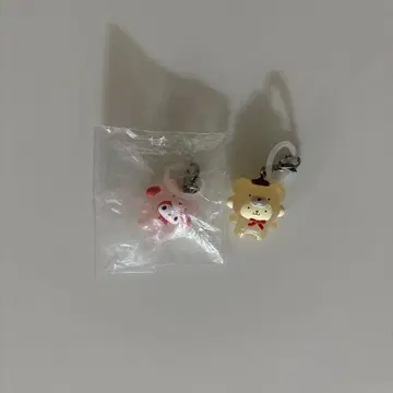 라떼곰 디자인 산리오 메지루시 액세서리 가챠가챠