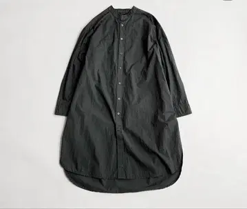 새상품급 파드칼레 롱 셔츠 원피스 그레이