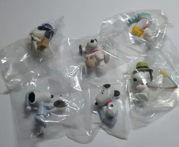 스누피 피규어 6체 세트