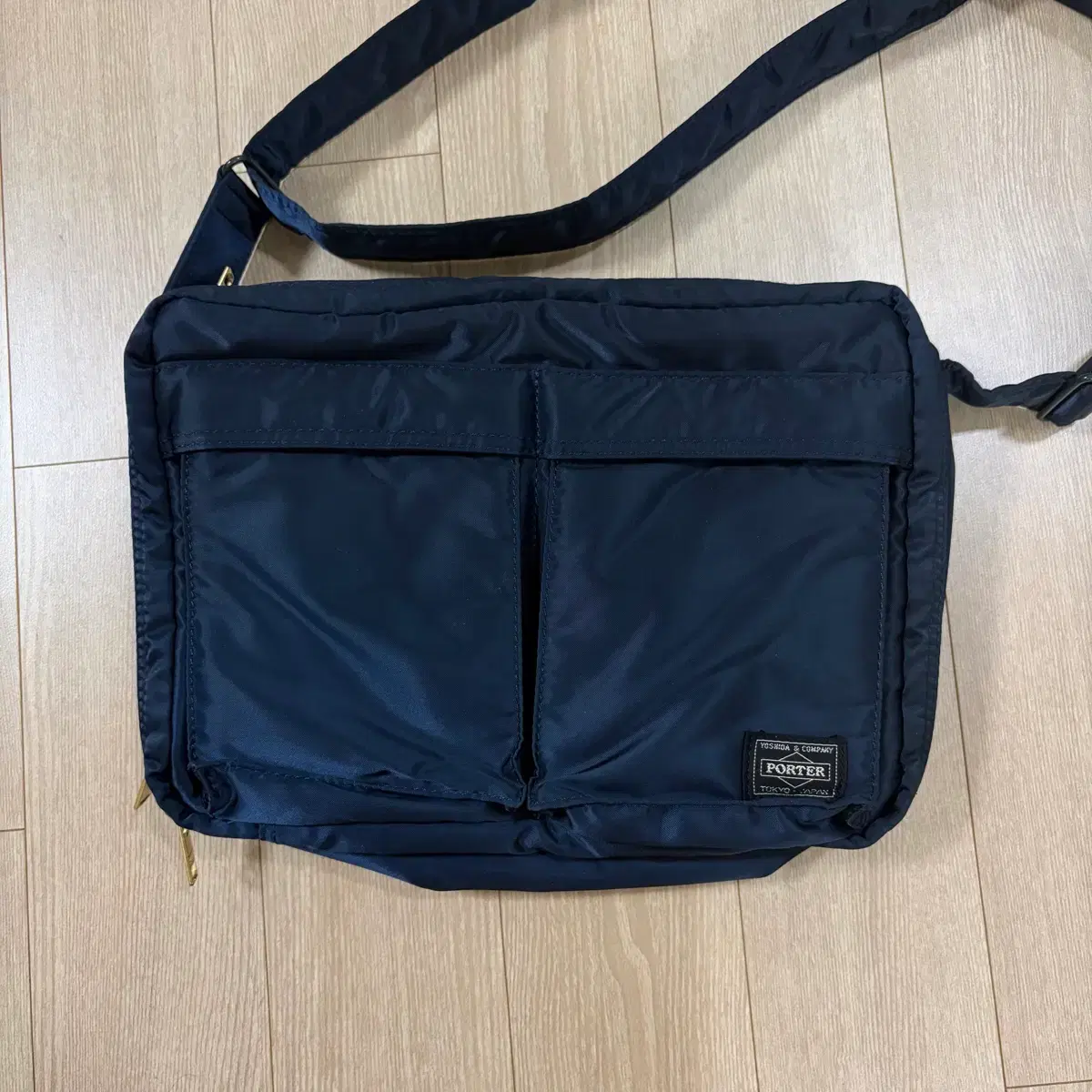 PORTER TANKER BOSTON BAG(L) iron blue Porter-Yoshida & Co. Medium