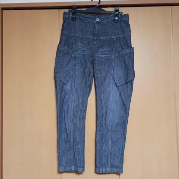 센소유니코 cube-cube 스트라이프 데님 팬츠