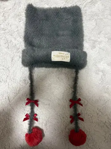 도쿄 디즈니 리조트 벨리오즈 팬캡 니트 모자