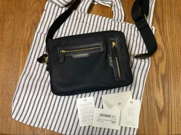 안야 힌드마치 크로스 바디 트리오 인 블랙 에코 나일론