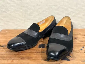 iugen 블랙 스웨이드 콤비 로퍼 6