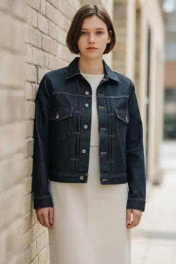 NIMES 다크 데님 데님 자켓