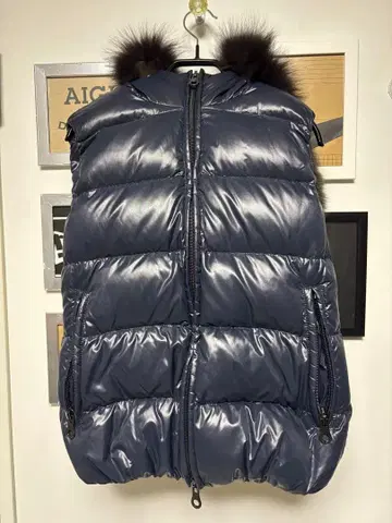 듀베티카 네이비 다운 자켓 퍼 포함