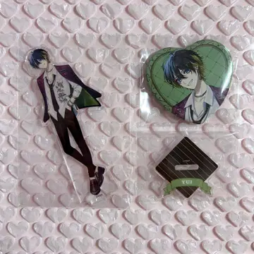 YUI FT4 훼미리마트 아크릴 스탠드 캔뱃지