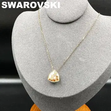 SWAROVSKI 스와로브스키 목걸이 크리스탈 골드 엘레강트