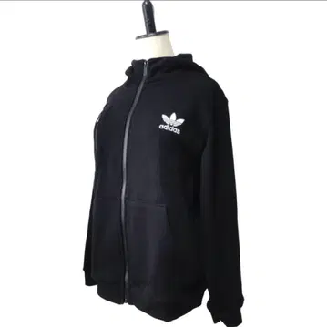 새상품급 adidas 아디다스 속기모 후드티 블랙 긴팔 가을/겨울