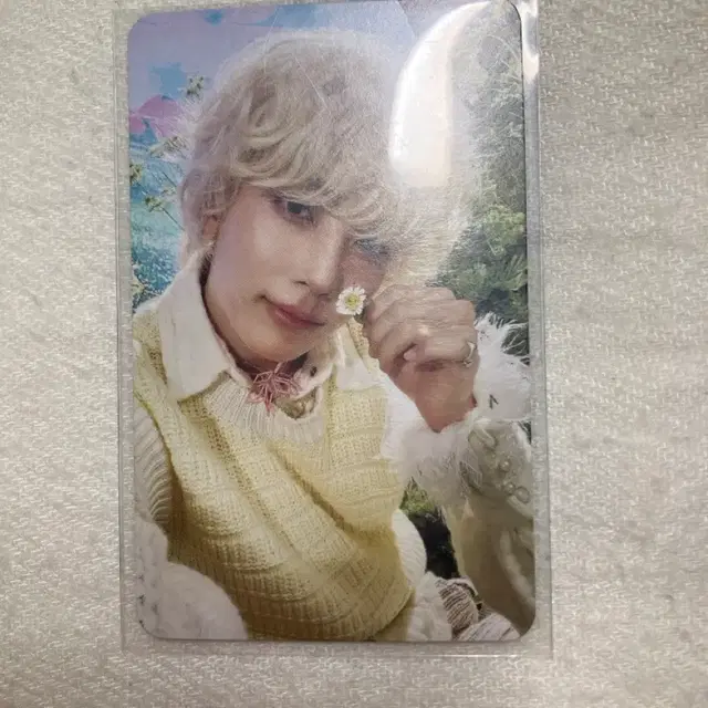 세븐틴 윤정한 디스맨 앨범 특전 금발 포카 판매해요