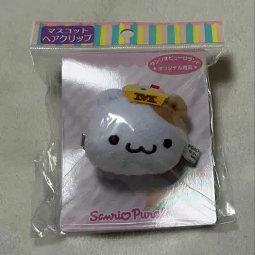 머핀 마스코트 헤어 클립 산리오 퓨로랜드 팀 푸딩