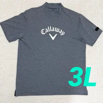 캘러웨이 CALLAWAY 반팔 모크넥 T셔츠 그레이 3L 골프