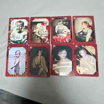 8장 세트 야마다 료스케 RED 비주얼 카드