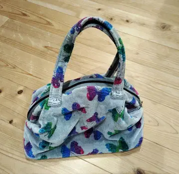 요코하마 nana 요코하마 나나 나비 패턴 보스턴 백