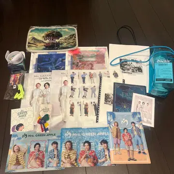 미세스 굿즈 묶음 판매 응원봉 클리어 파일 스티커 외