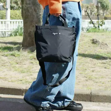 [ 새상품급 ] agnes b. 나일론 숄더백