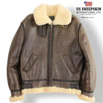 US SHEEPSKIN 양가죽 TYPE B-3 플라이트 자켓