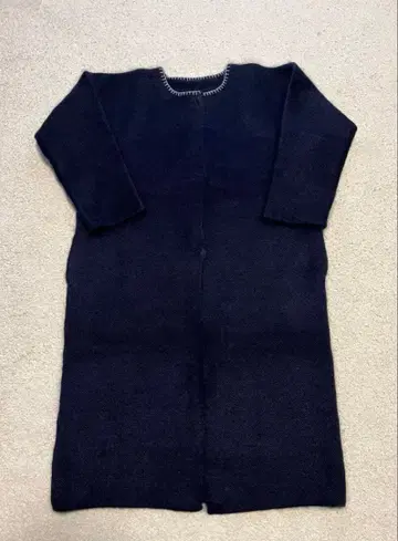 미사용 ADAWAS 아다와스 니트 코트 네이비