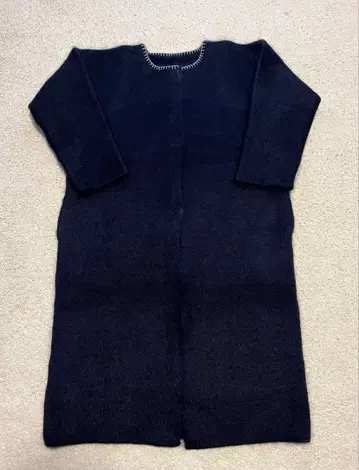 미사용 ADAWAS 아다와스 니트 코트 네이비