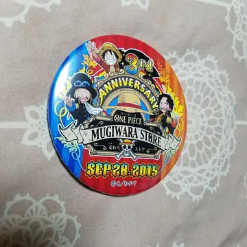 원피스 캔뱃지 루피 에이스 사보 3주년 기념 캔뱃지