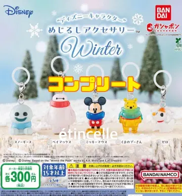 디즈니 메지루시 액세서리 Winter 전 5종 컴플리트 컴프