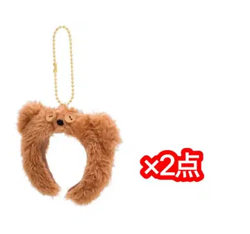 유니버셜 USJ 미니언 팀 미니 머리띠 키링 키체인