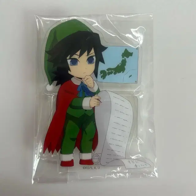 귀멸의 칼날 토미오카 기유 아크릴 스탠드 크리스마스 2022 유포터블