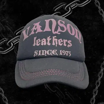 vanson 메쉬 캡 헤이세이 Y2K 갸루 바이커 아메카지