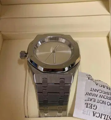 자동 와인딩 팔각형 케이스 손목시계 Elan Simple watch