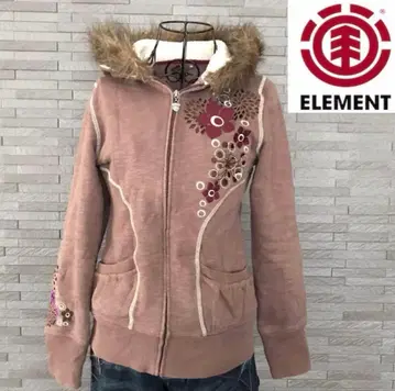 ELEMENT 엘리먼트 퍼 달린 집업 후드티