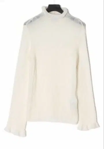 FERRAGAMO 화이트 터틀넥 스웨터