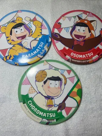 오소마츠 카라마츠 쵸로마츠 BIG 캔뱃지 세트