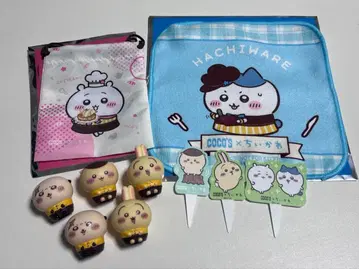 치이카와 코스 콜라보 하치와레 토끼 밤만쥬 랏코 소프트 비닐